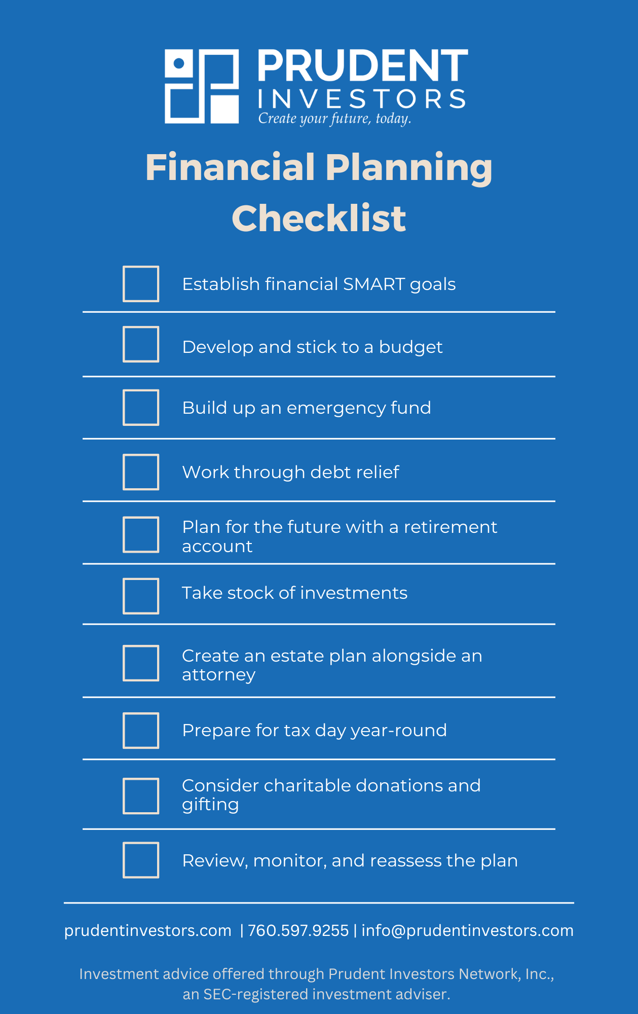 Personal Financial Checkup